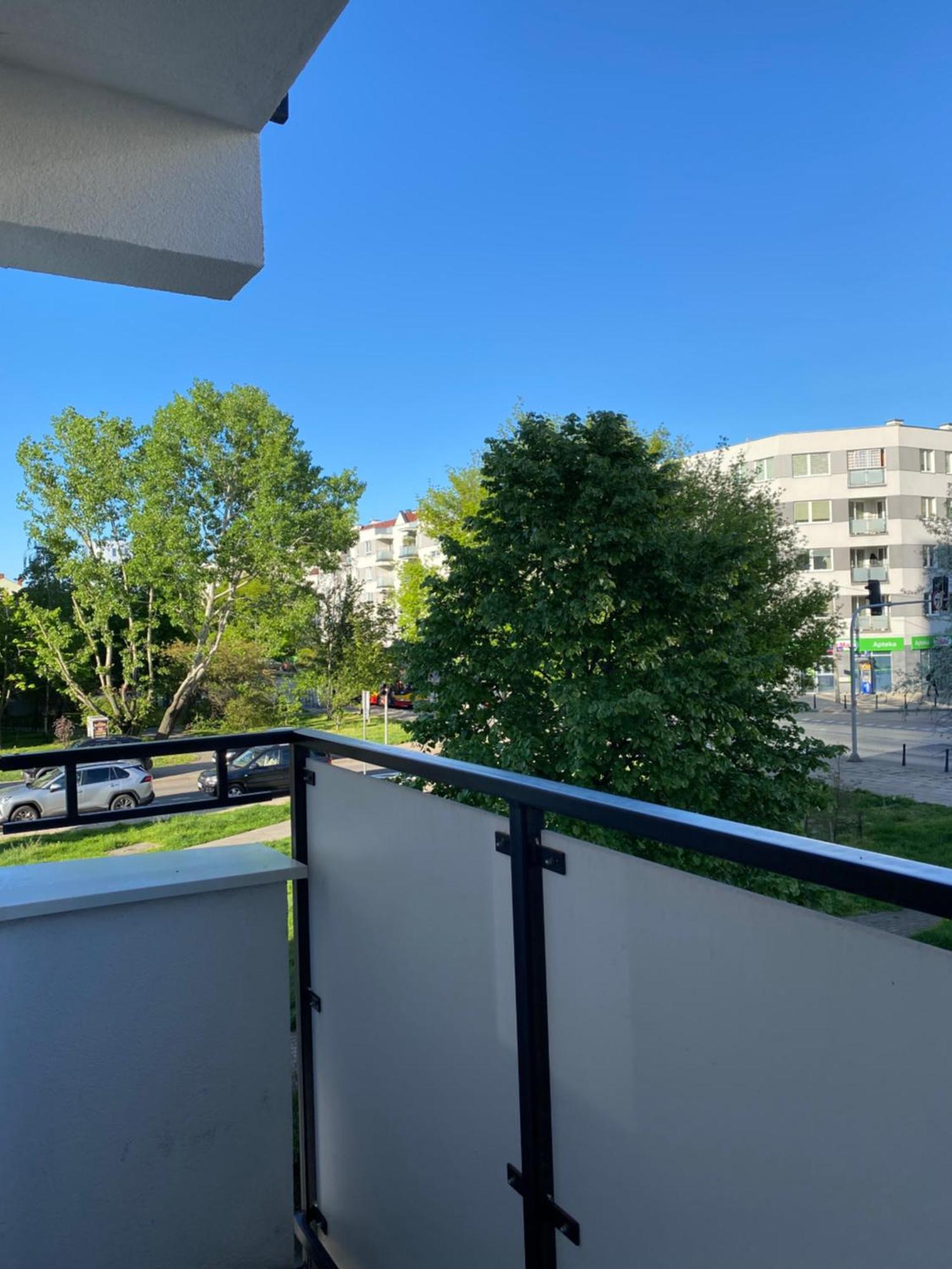 Apartament Noc Z Obrazem - Balkon - Warszawa Praga Exteriör bild